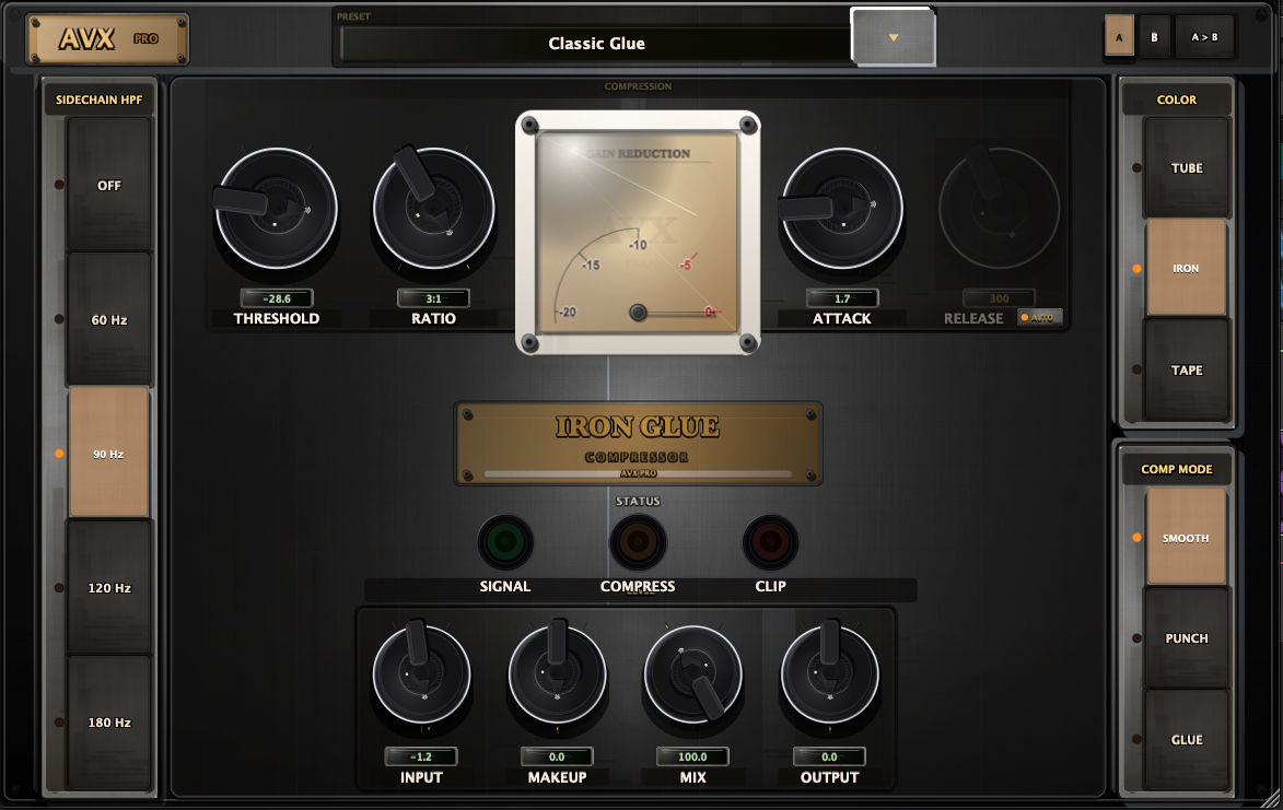 AVX PRO IRON GLUE COMPRESSOR