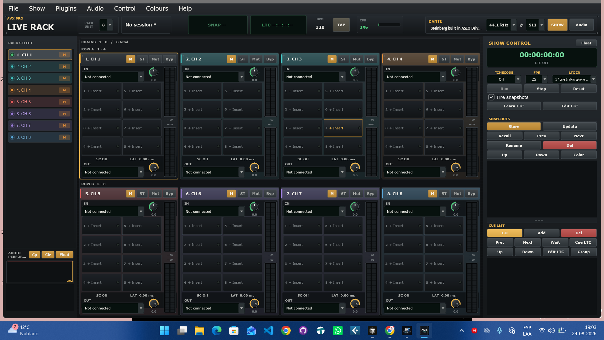 AVX PRO LIVE RACK 
